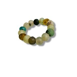 Chunky Unfinished Glass Bead Bracelet‎ Multicolor Abundance